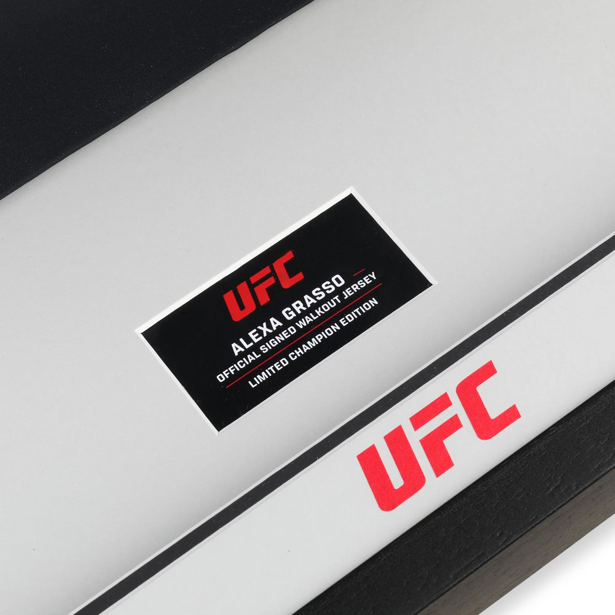 Alexa Grasso Limited Edition Signed Venum Black Champions Fight Night Walkout Jersey - Image 4