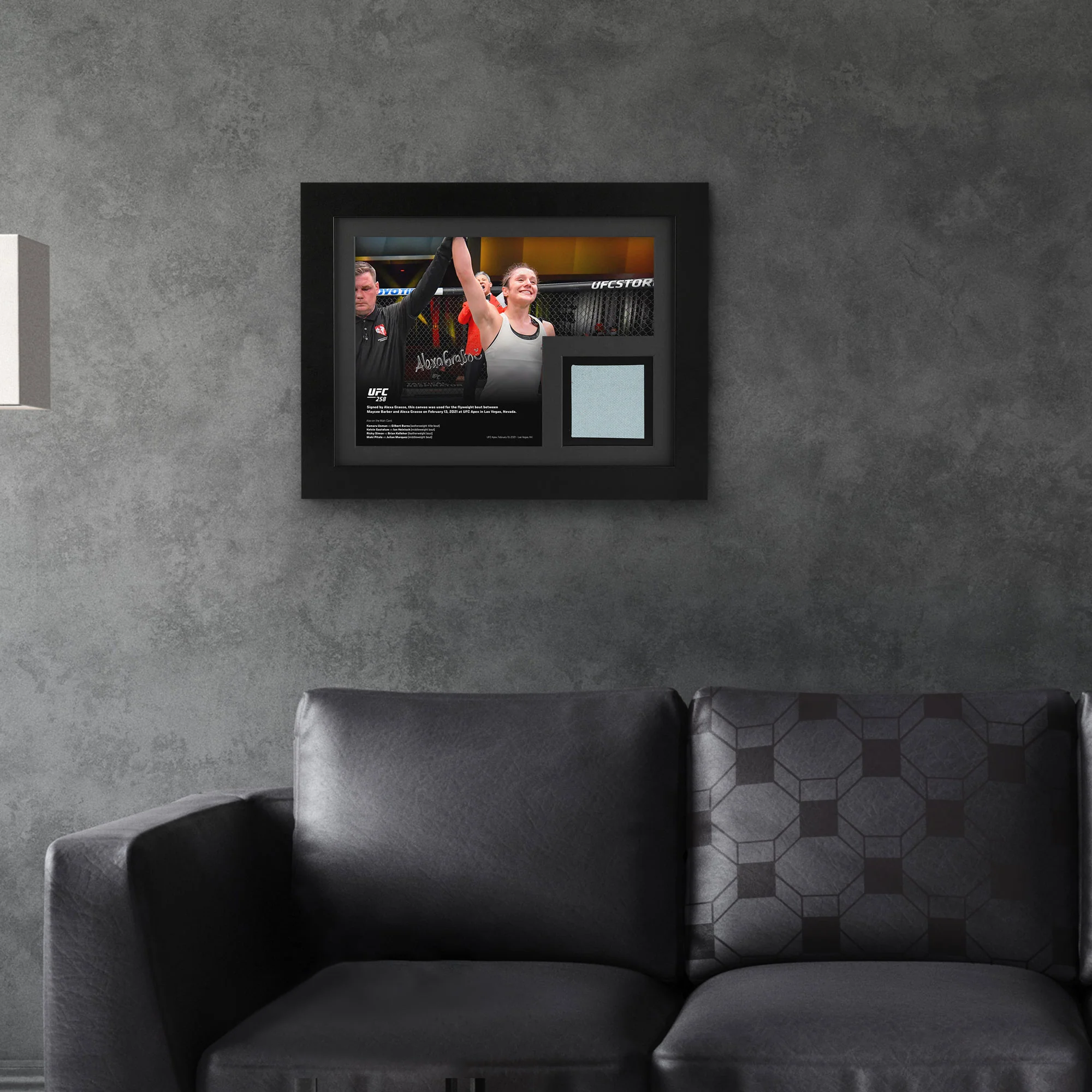 Alexa Grasso Signed Canvas & Photo UFC 258: Usman vs Burns - Image 5