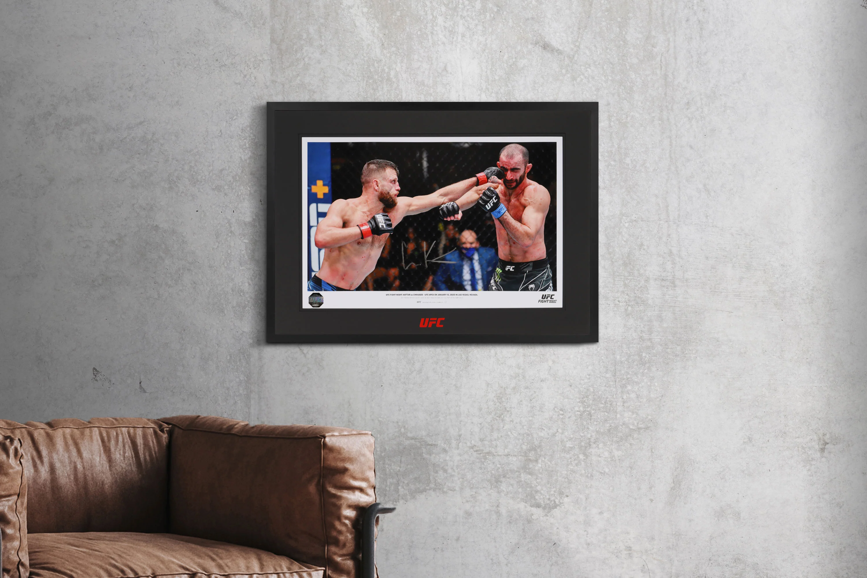 Calvin Kattar Signed Photo UFC Fight Night: Kattar vs Chikadze - Image 4