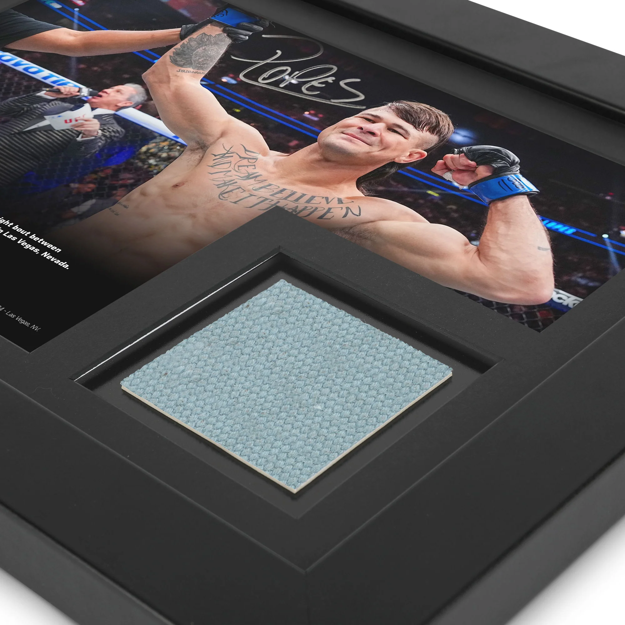 Diego Lopes Canvas & Signed Photo UFC 300: Pereira vs Hill - Image 3