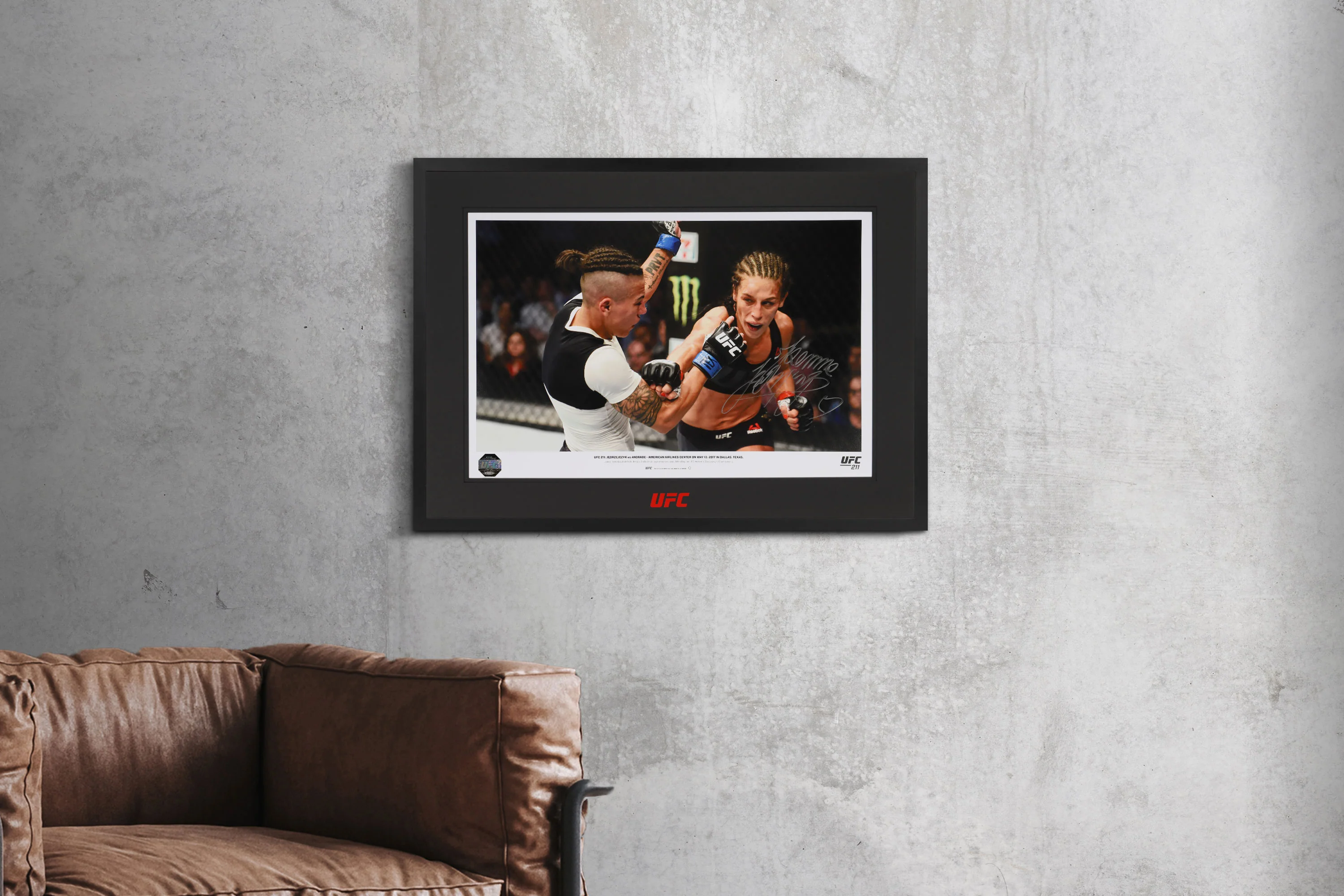 Joanna Jedrzejczyk Signed Photo UFC 211 - Image 3