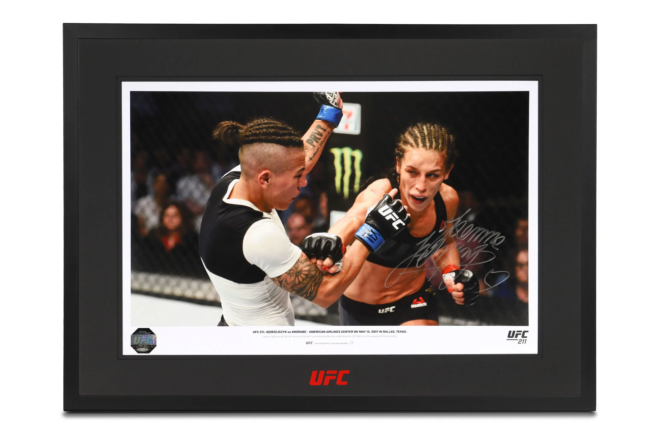 Joanna Jedrzejczyk Signed Photo UFC 211 - Image 5