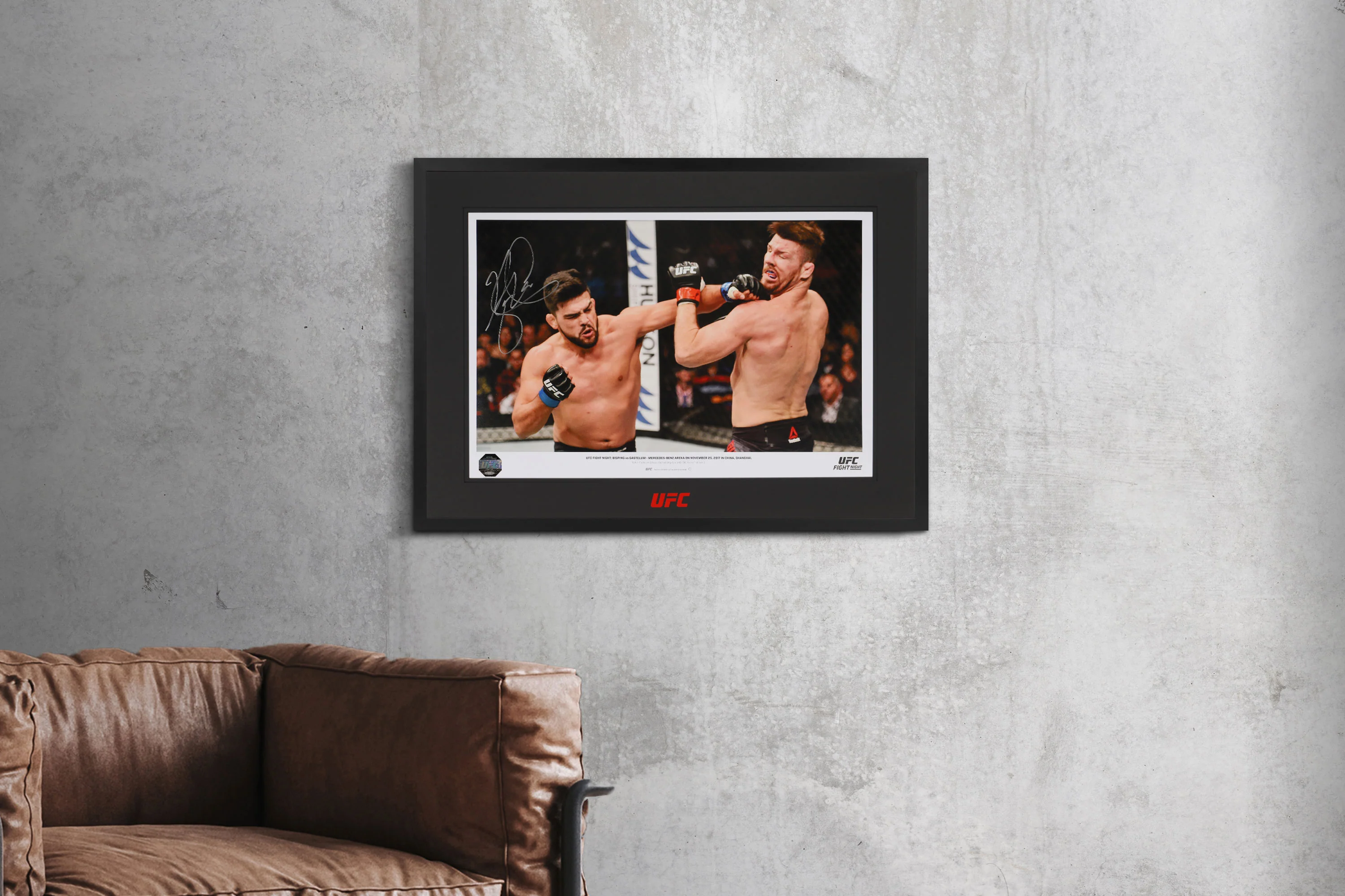 Kelvin Gastelum Signed Photo UFC Fight Night: Bisping vs Gastelum - Image 3