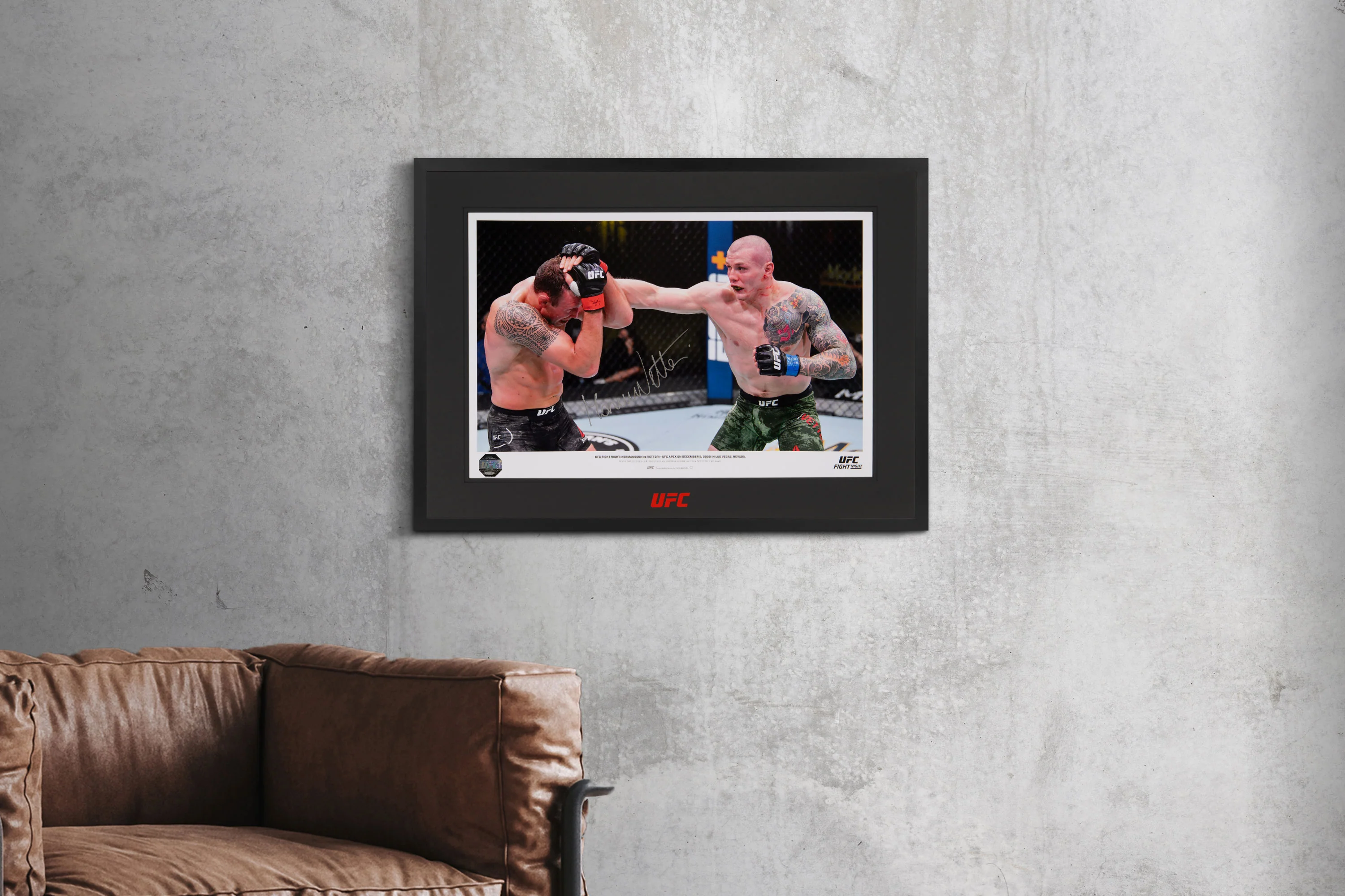 Marvin Vettori Signed Photo UFC Fight Night: Hermansson vs Vettori - Image 3
