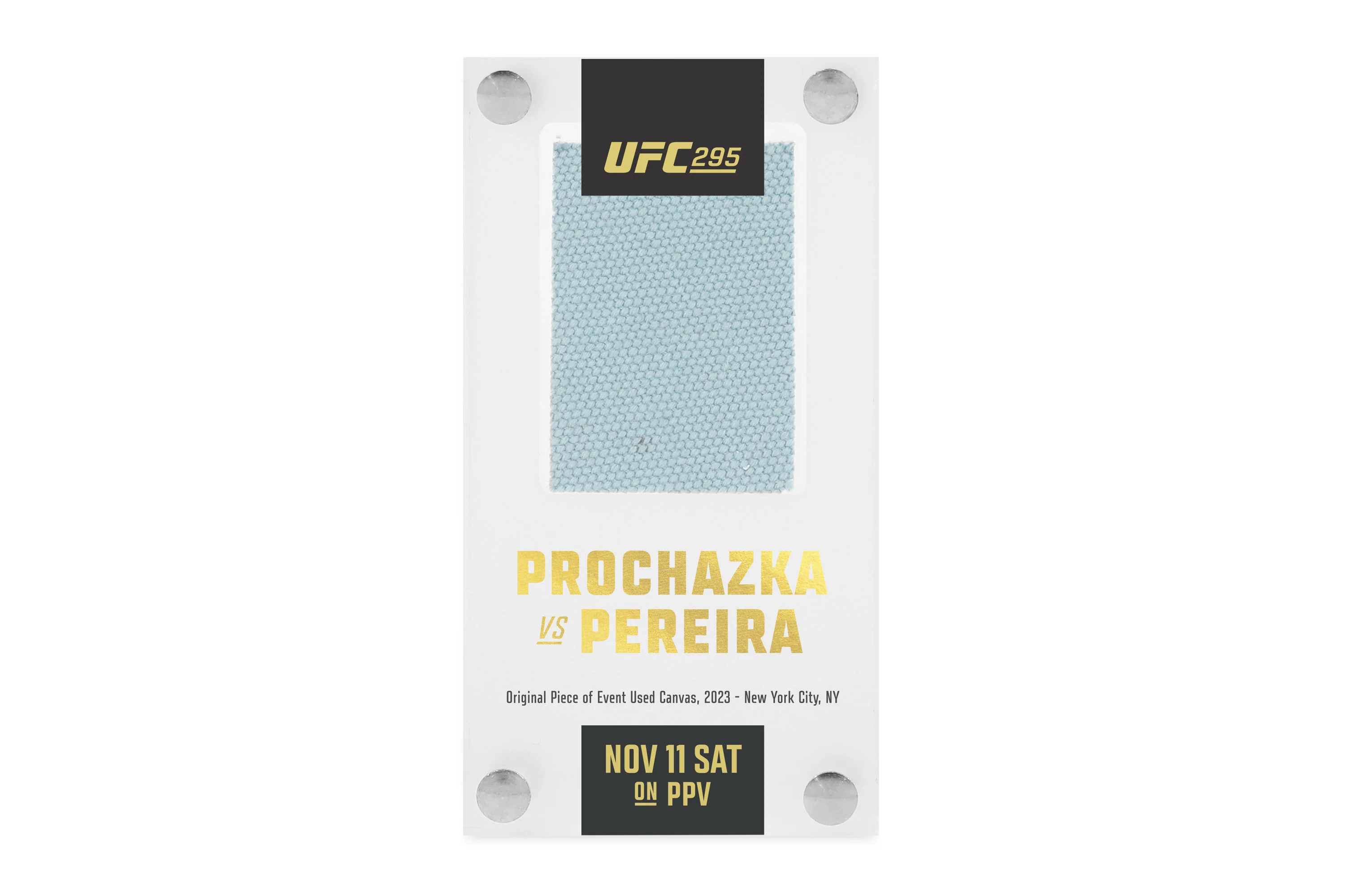 UFC 295: Prochazka vs Pereira Canvas in Acrylic - Image 3