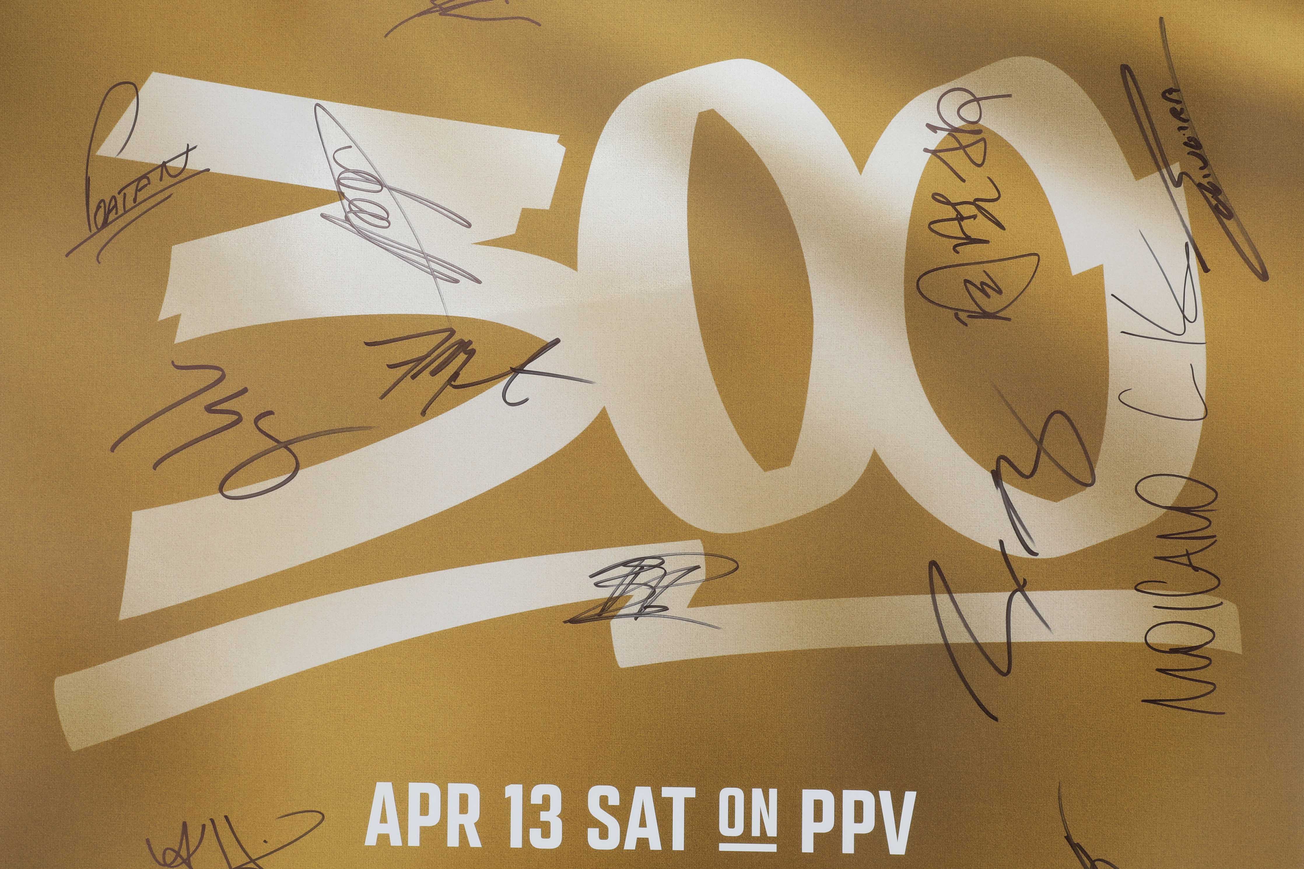 UFC 300: Alex Pereira vs Jamahal Hill Autographed Event Poster - Image 5