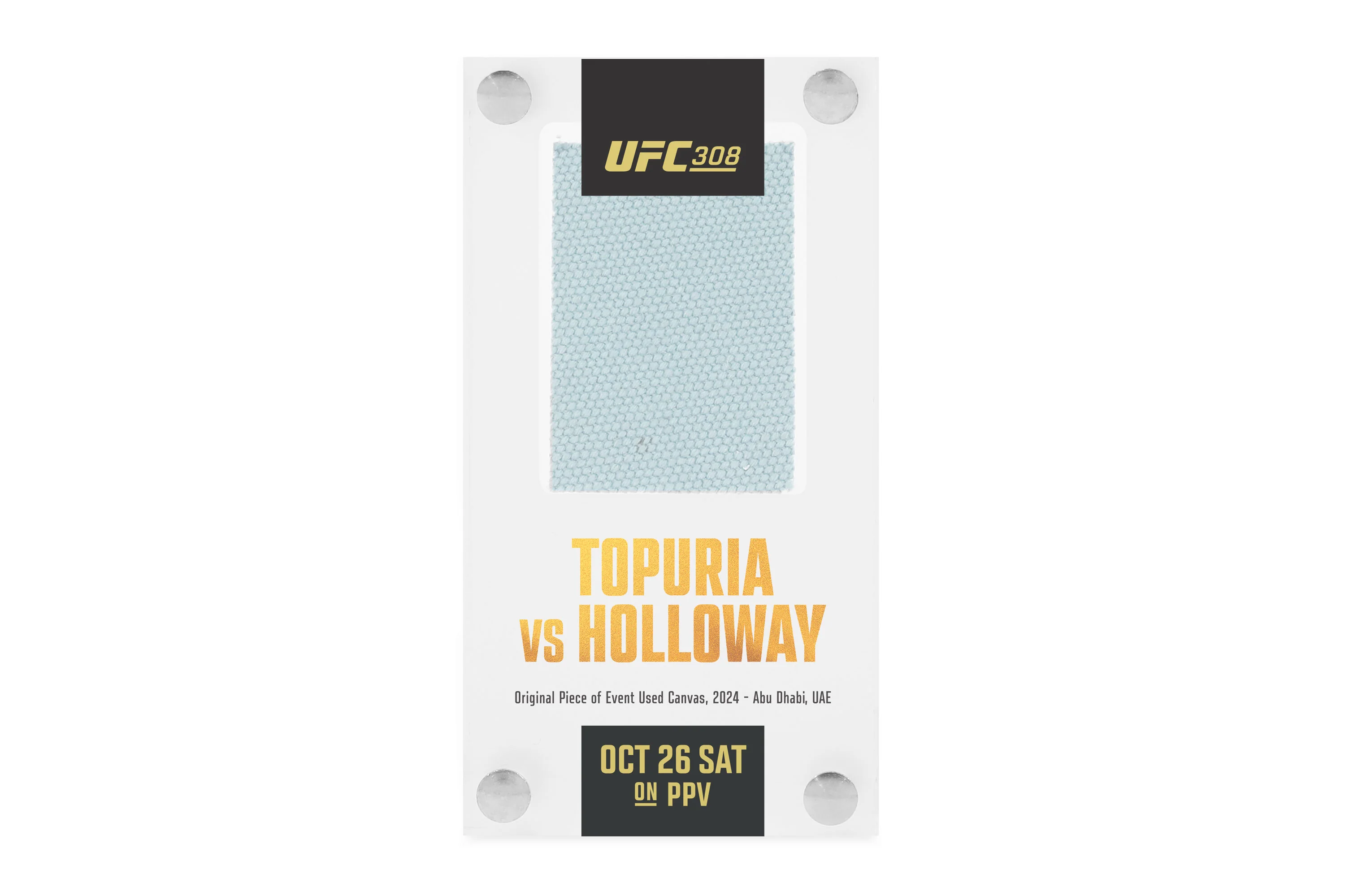 UFC 308: Topuria vs Holloway Canvas in Acrylic - Image 3