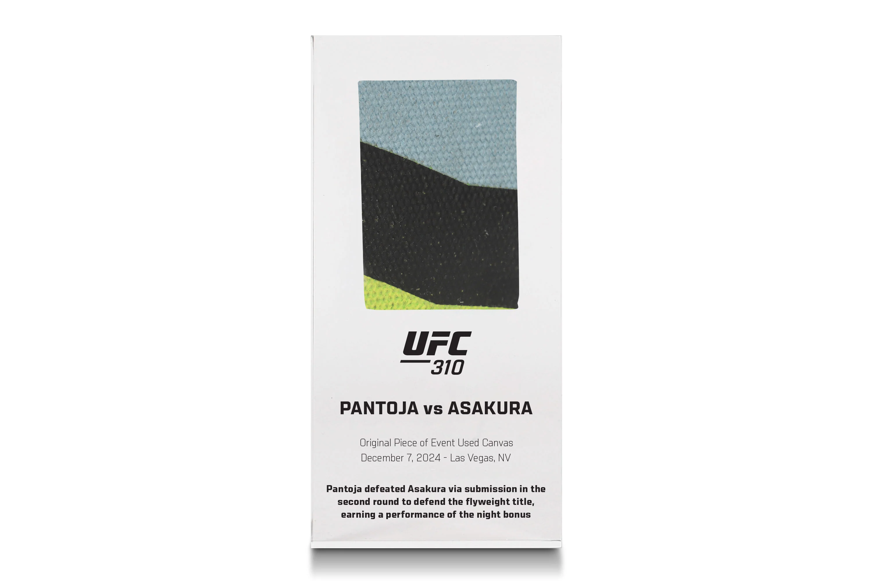 UFC 310: Pantoja vs Asakura Canvas in Acrylic - Image 4