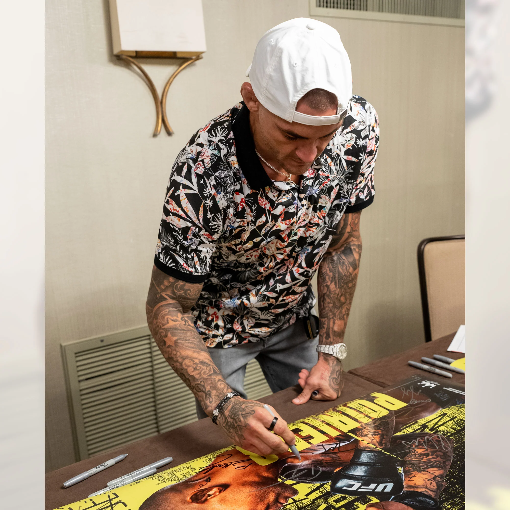 UFC 318: Holloway vs Poirier 3 Autographed Event Poster - Image 4