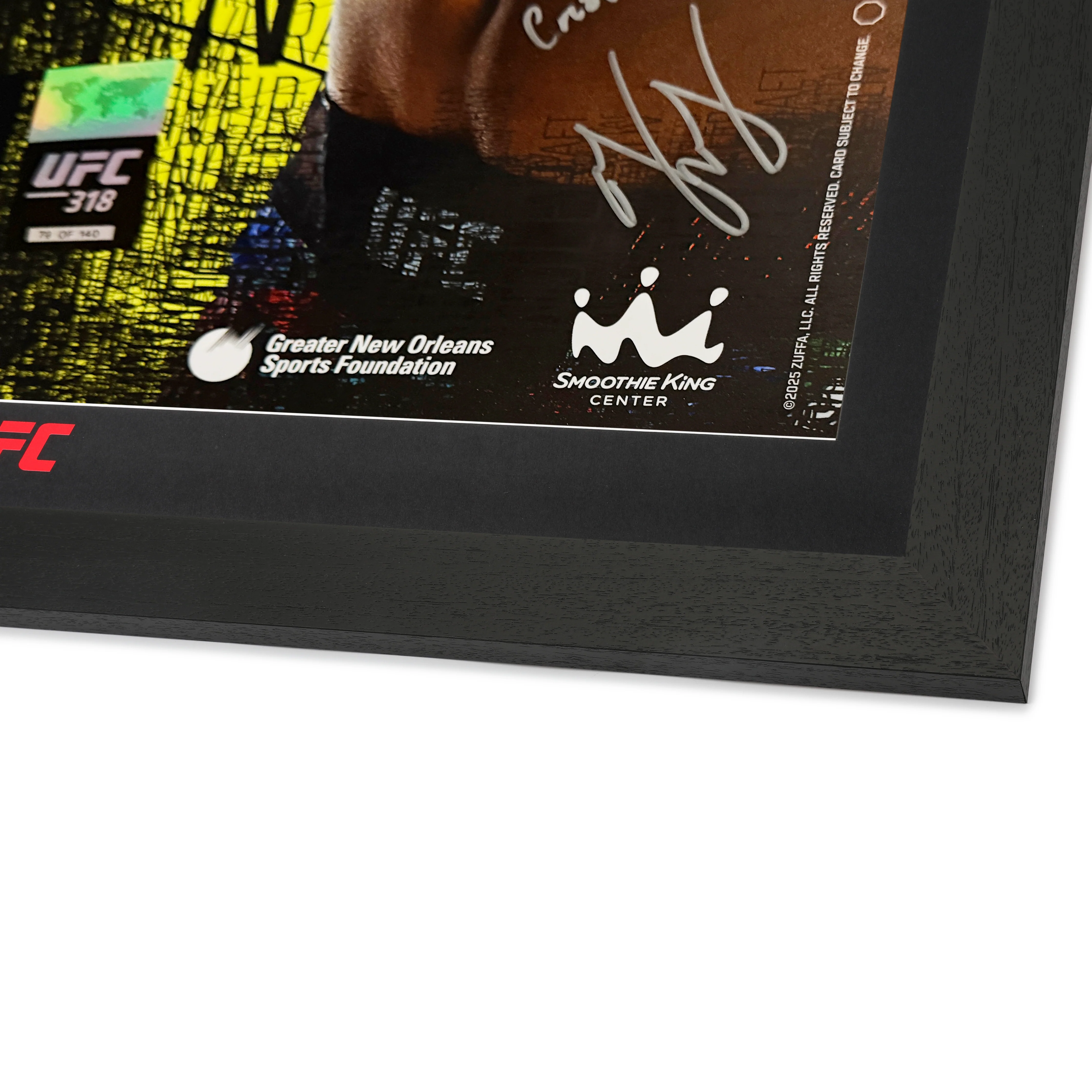 UFC 318: Holloway vs Poirier 3 Autographed Event Poster - Image 9