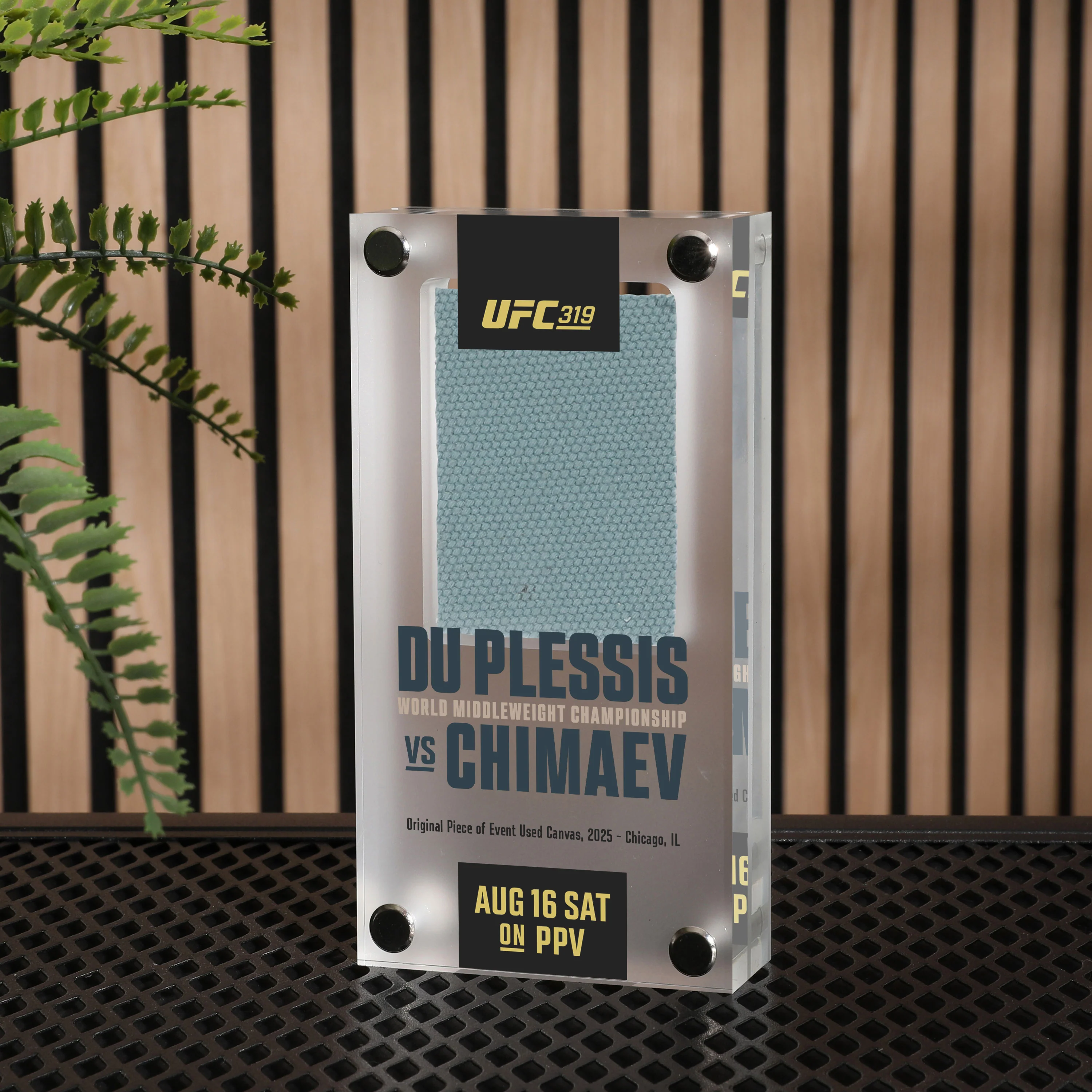 UFC 319: du Plessis vs Chimaev Canvas in Acrylic - Image 4