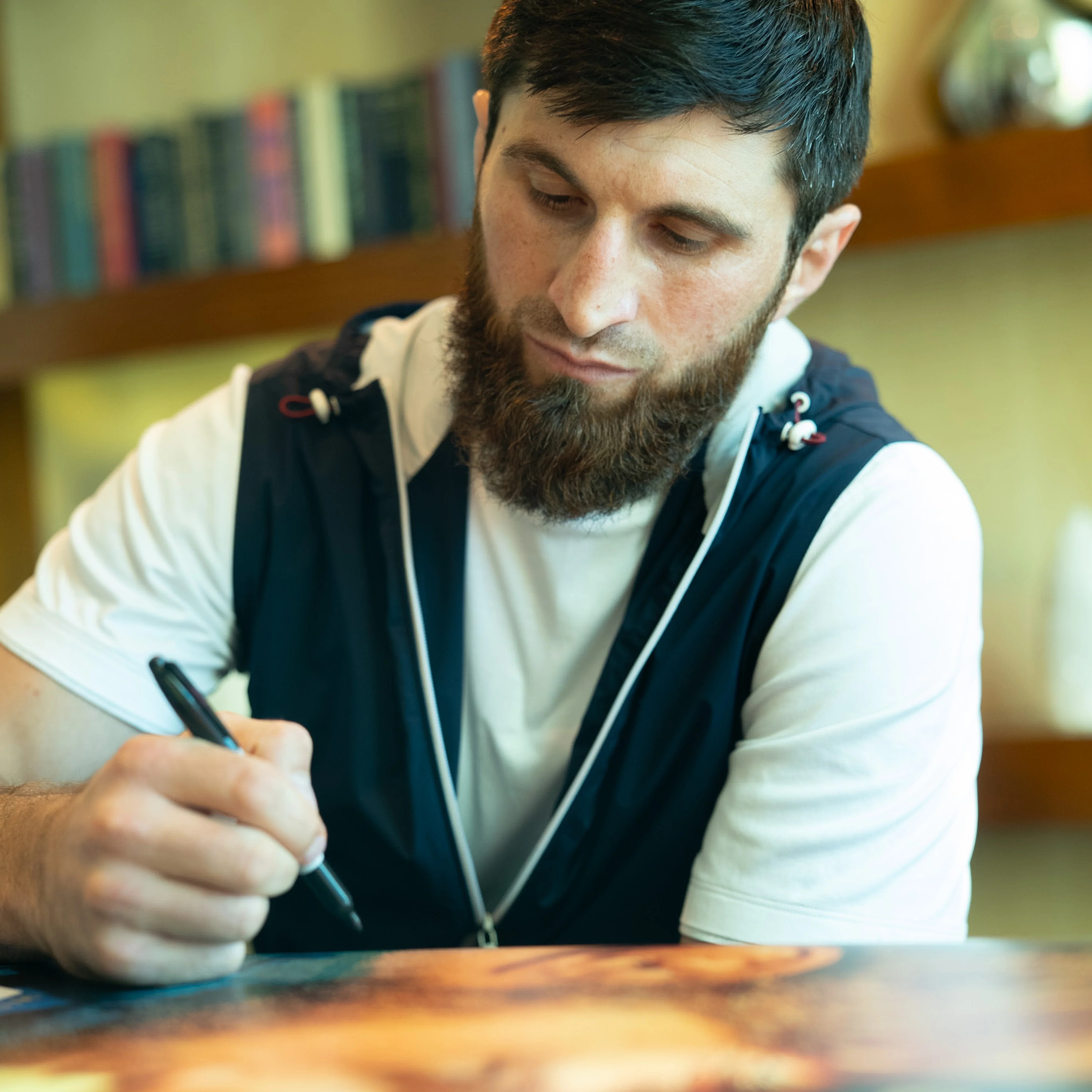 UFC 320: Ankalaev vs Pereira 2 Autographed Event Poster - Image 4