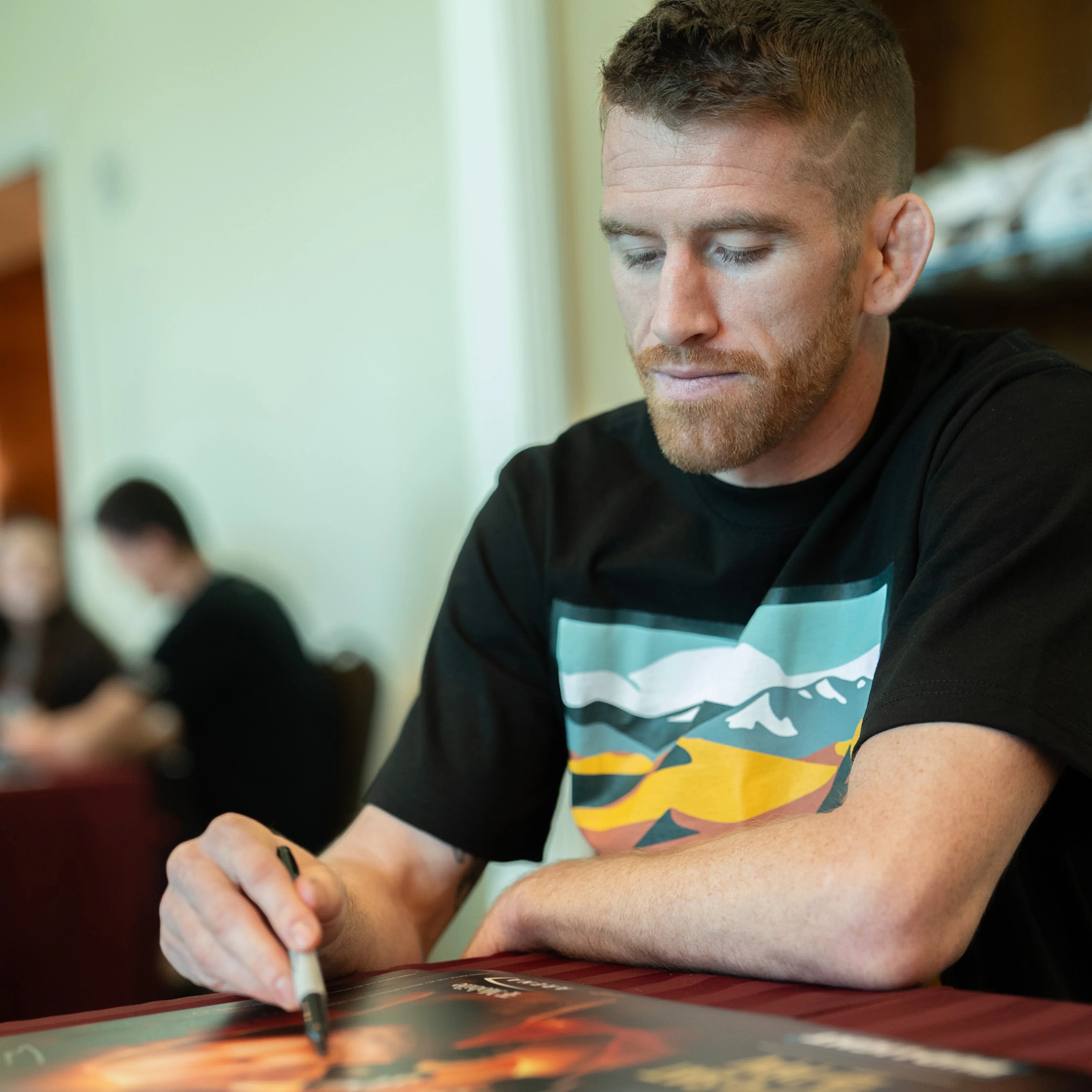 UFC 320: Ankalaev vs Pereira 2 Autographed Event Poster - Image 5