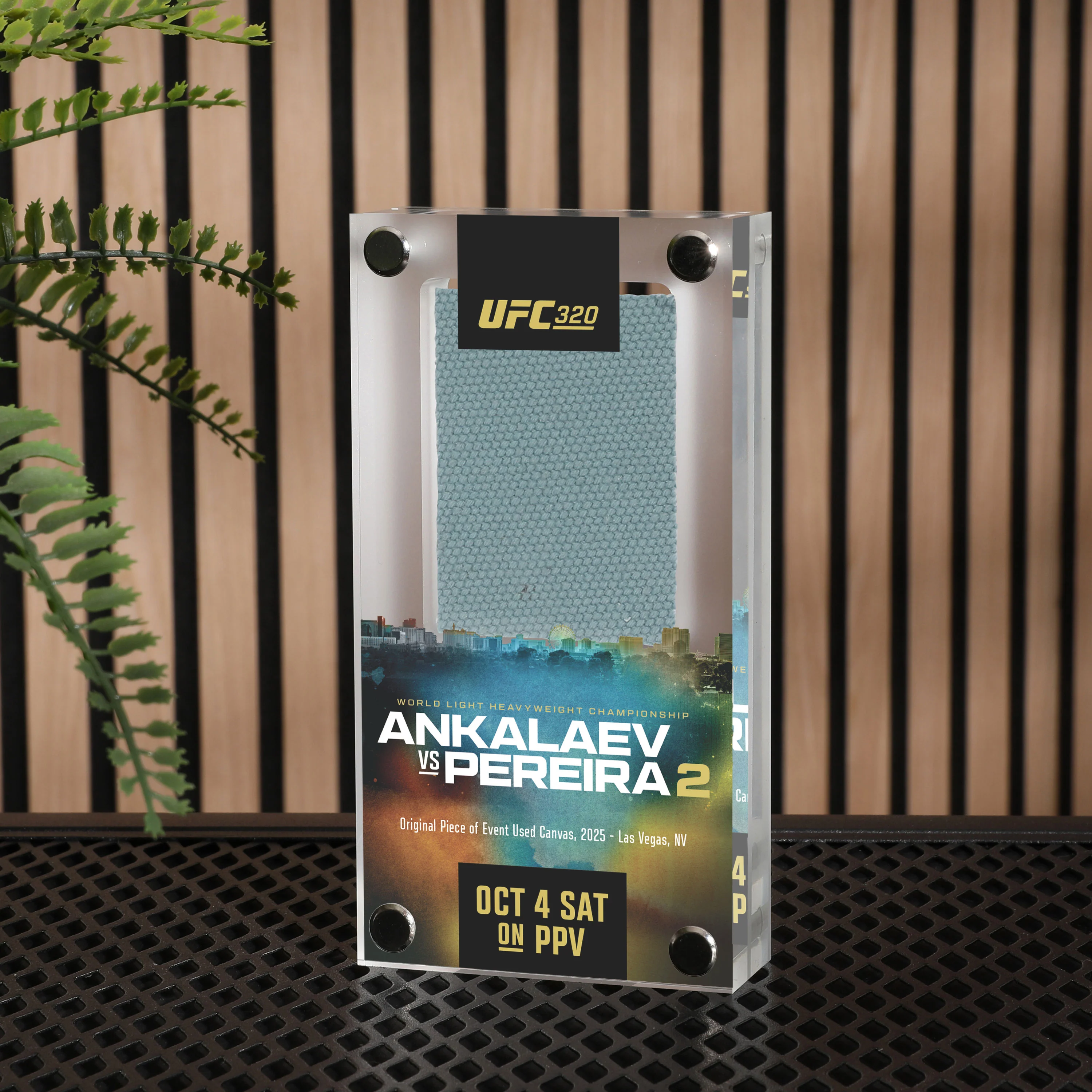 UFC 320: Ankalaev vs Pereira 2 Canvas in Acrylic - Image 4