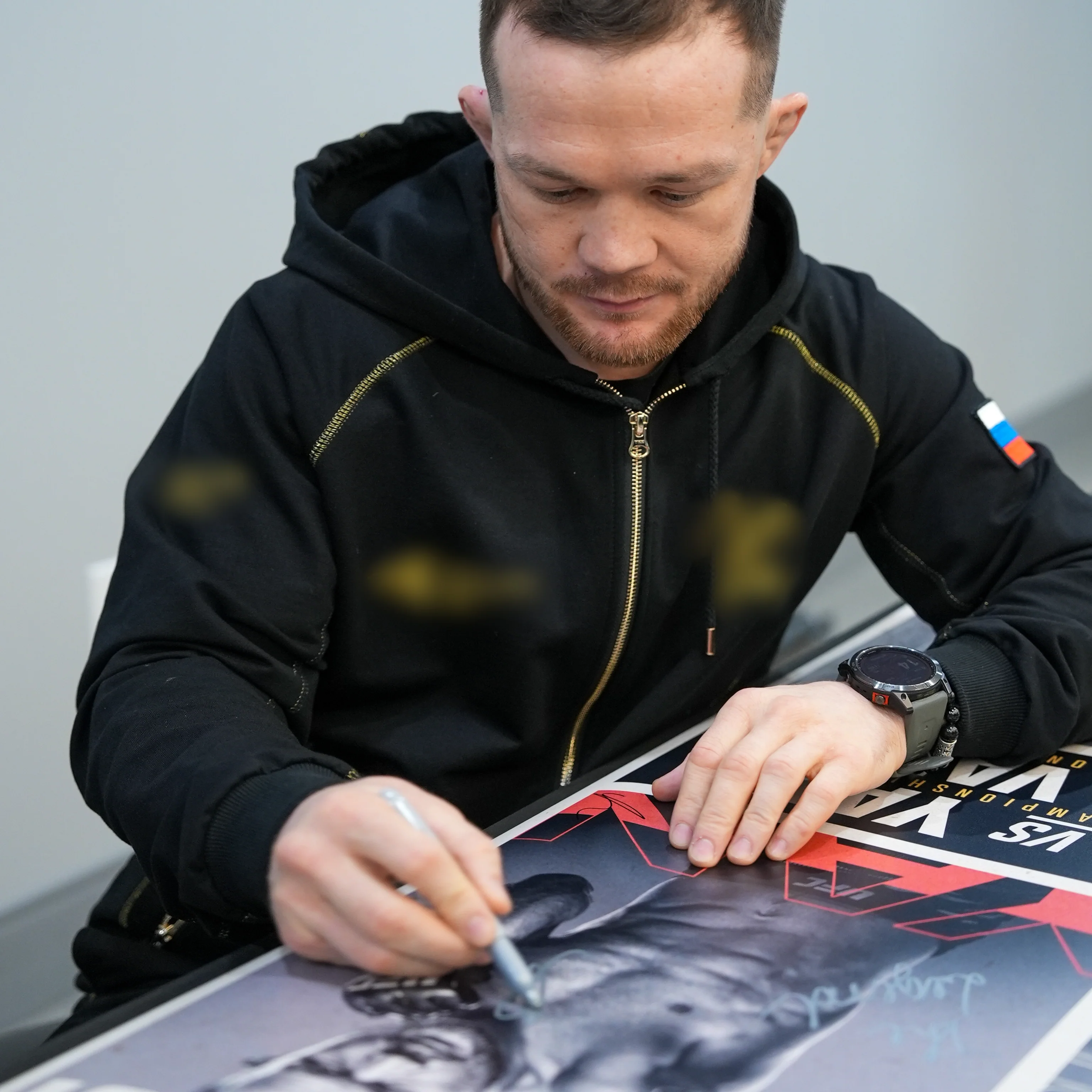 UFC 323: Dvalishvili vs Yan 2 Autographed Event Poster - Image 3