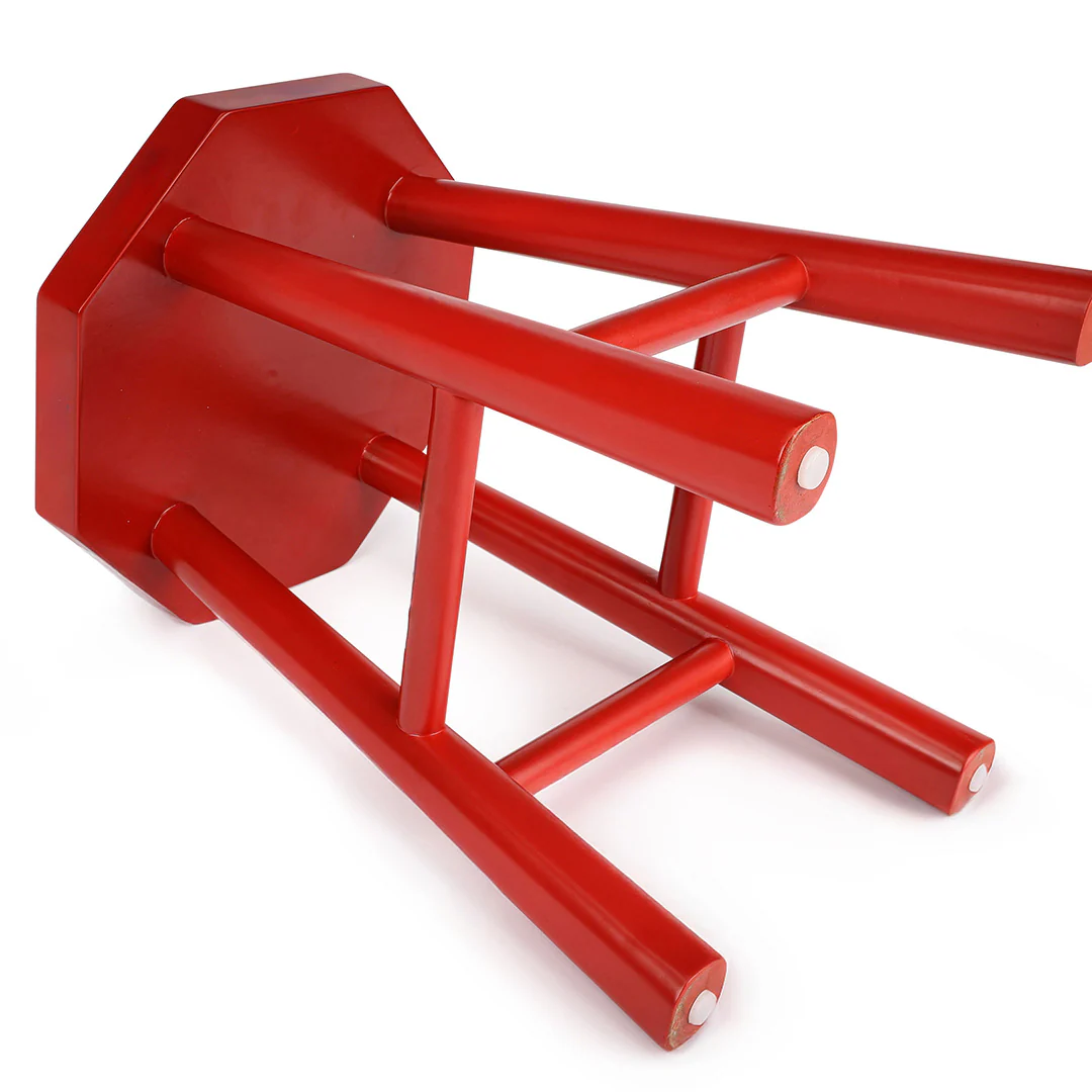 UFC 327: Procházka vs Ulberg Event Used Red Corner Stool - Image 4