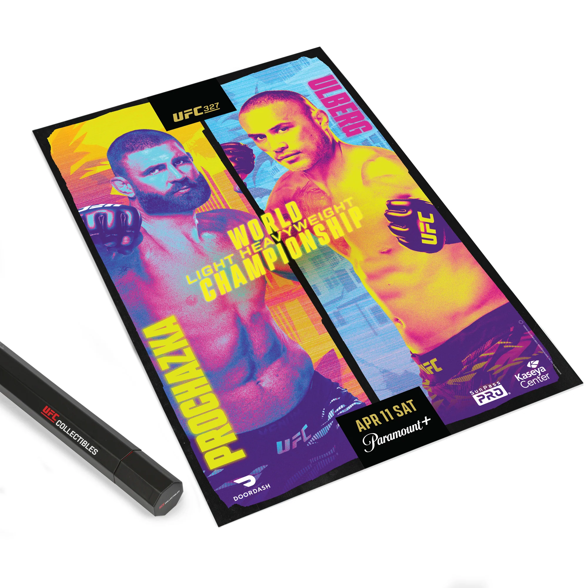 UFC 327: Procházka vs Ulberg First Edition Autographed Event Poster - Image 4