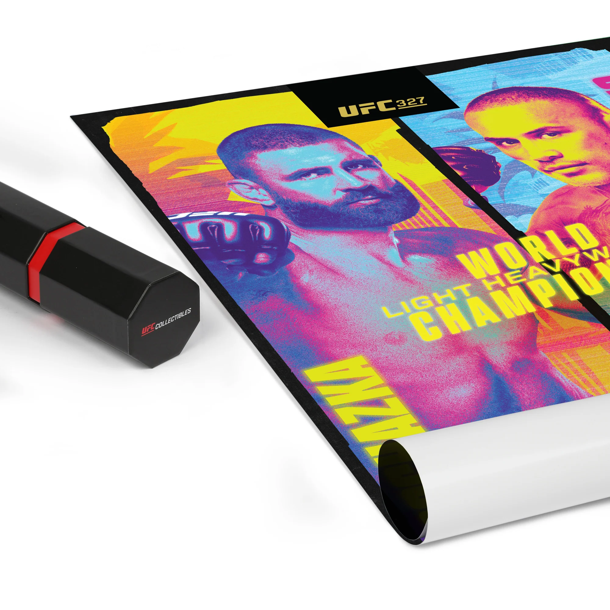 UFC 327: Procházka vs Ulberg First Edition Autographed Event Poster - Image 5