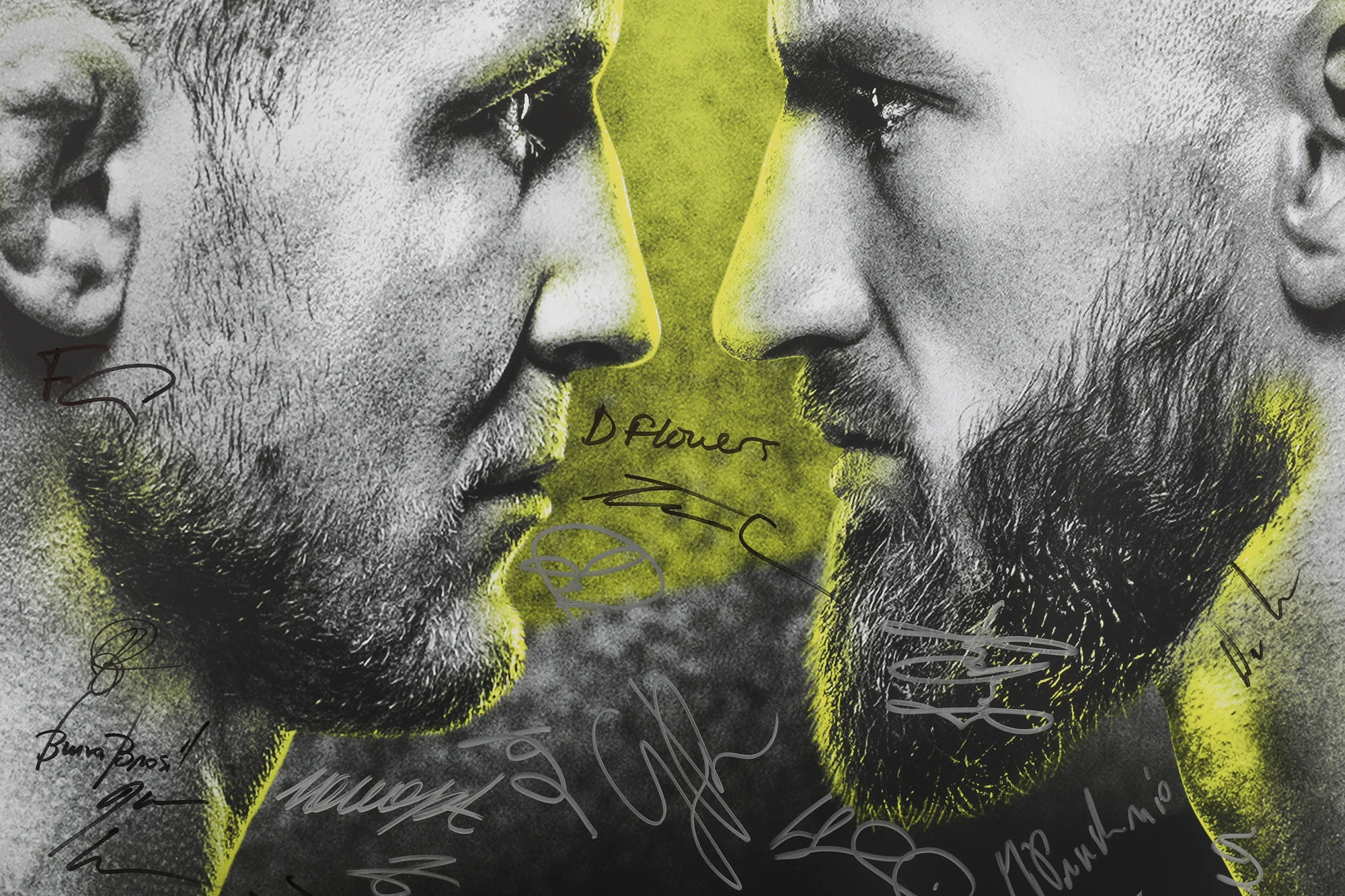 UFC Fight Night: Hermansson vs Pyfer Autographed Event Poster - Image 4