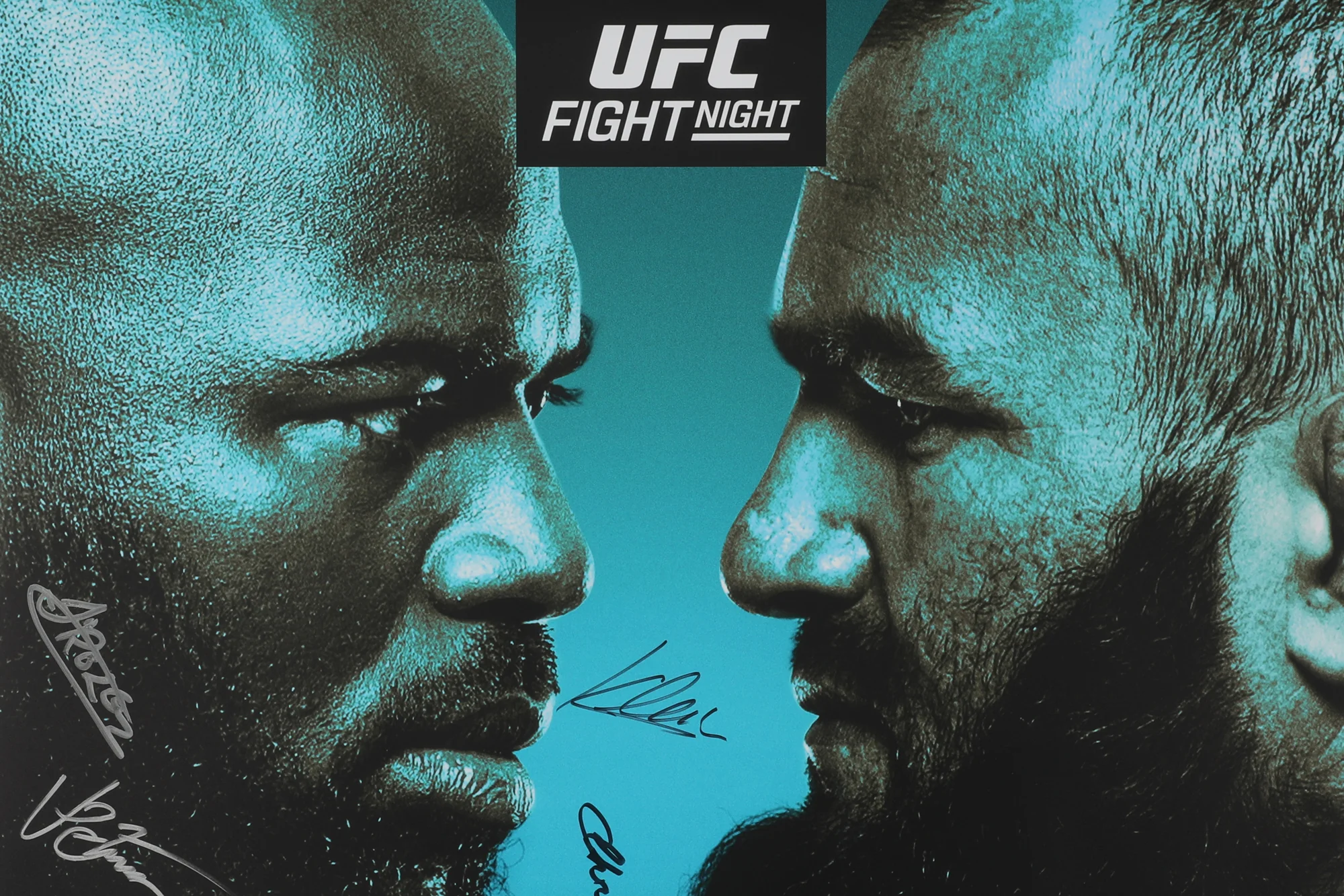 UFC Fight Night: Rozenstruik vs Gaziev Autographed Event Poster - Image 4