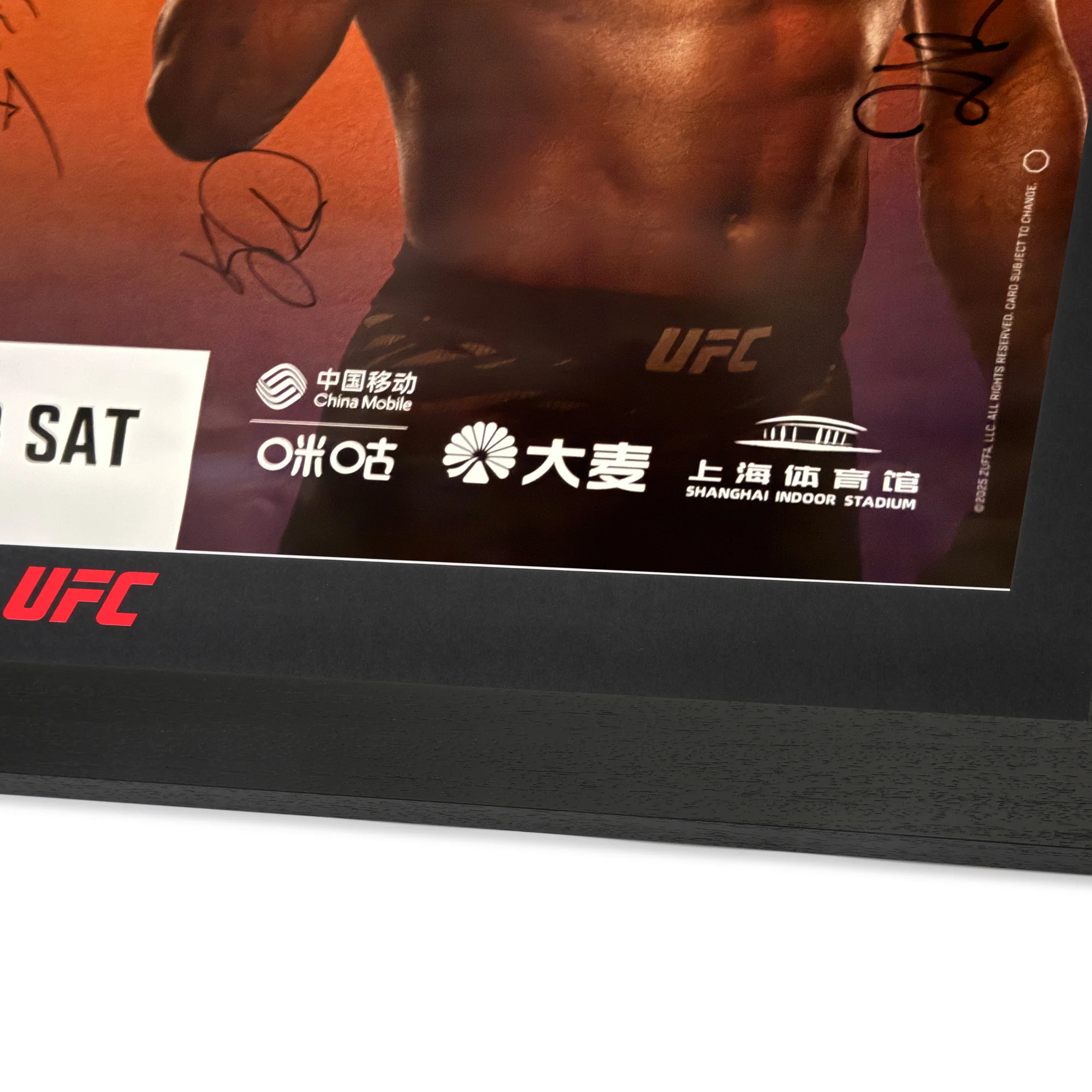 UFC Fight Night: Walker vs Zhang Autographed Event Poster - Image 6