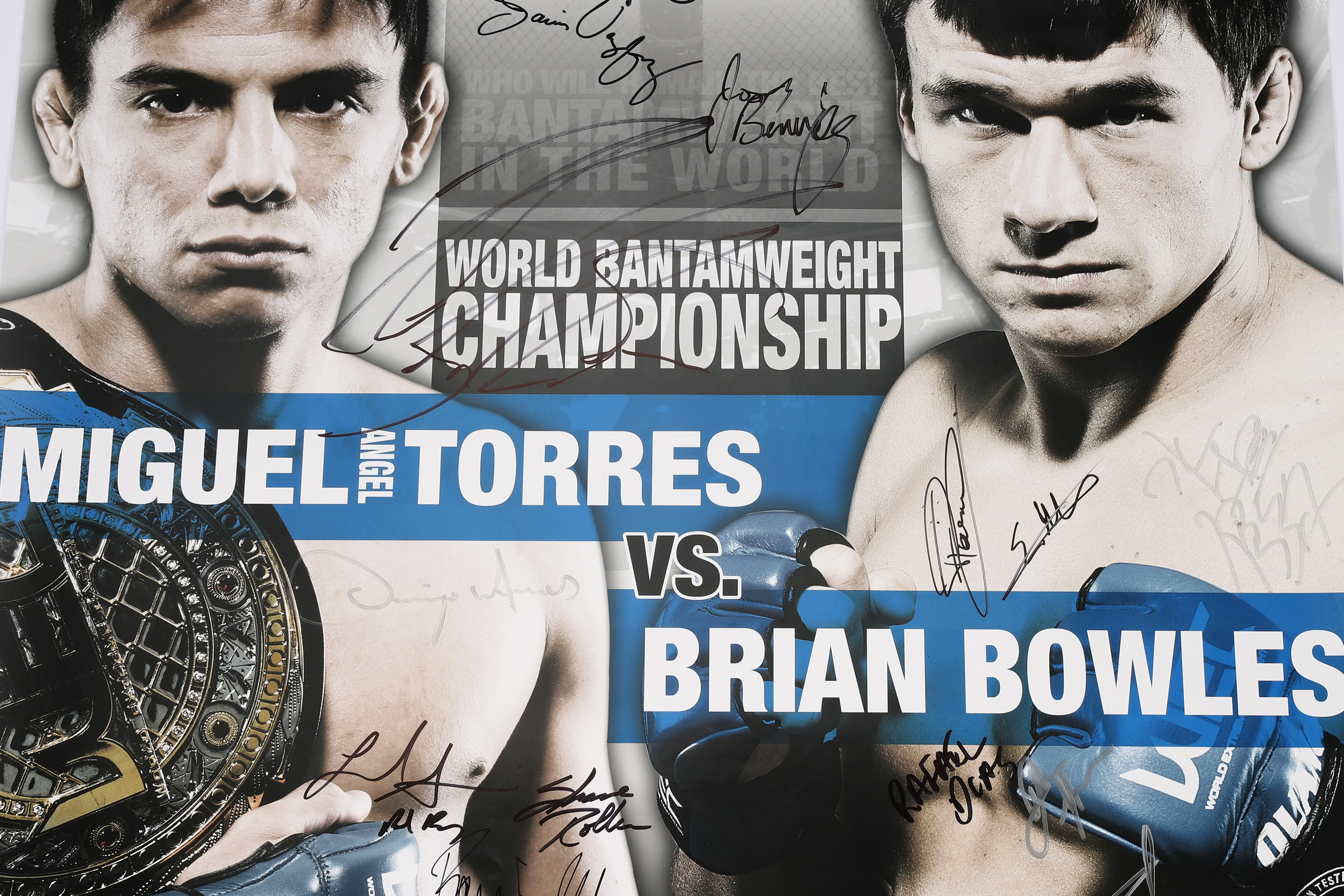 WEC 42: Torres vs Bowles Autographed Event Poster - Image 3