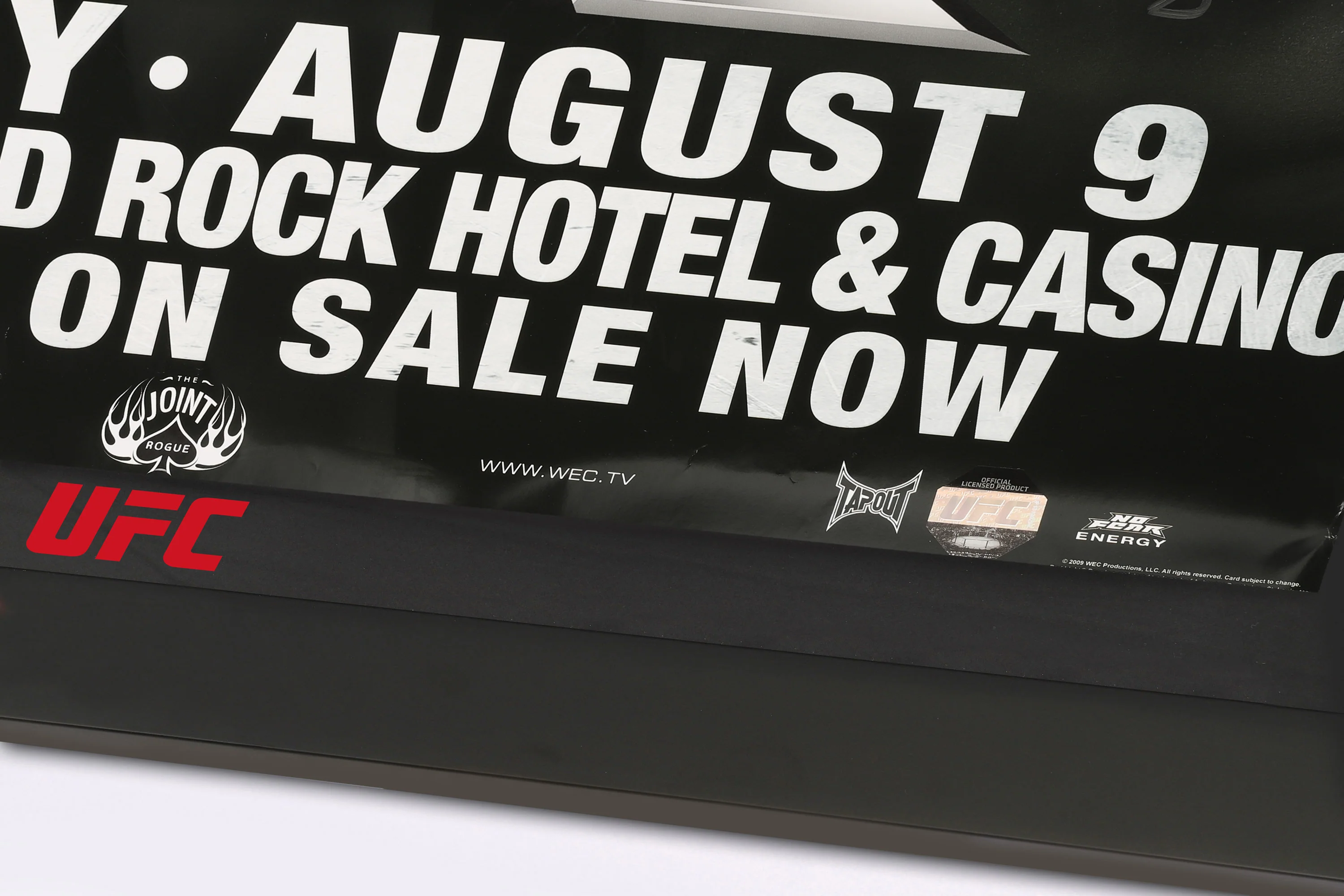 WEC 42: Torres vs Bowles Autographed Event Poster - Image 5